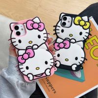 เคสโทรศัพท์ลาย Hello Kitty,เคสฝาหลังซิลิโคนนิ่มสำหรับโทรศัพท์ iPhone 13 Pro Max 12 Pro Max 11 Pro Max 6 6S Plus 7 Plus 8 Plus SE 2020/2022