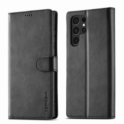 For Samsung Galaxy S22 Ultra Case Flip Wallet Cover For Samsung S22 Plus 5G Case Leather Magnetic Luxury Phone Bags Cases Coque