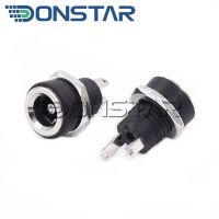 ◑♘ 10PCS DC-022B 3A 12V Female DC Power adapter dc jack connector DC022B 5.5 X 2.5 2.1 mm 3.5 X 1.3 mm DC Power plug male 5.5x2.1mm