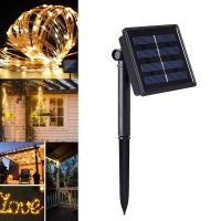 Hot Solar Powered String Lights 20m 200LED Solar Fairy Lights for Outdoor Garden Wedding BJStore