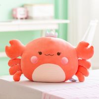 【A Great】 Soft Crab Reading Pillow 55CmPlushGirl BoyStuffedCushion Sleeping Dolls ForBirthday Gift