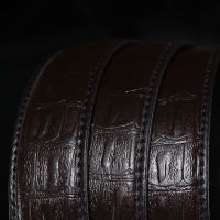 Personalized Mens Belt Split Leather Cowhide Waistband Alloy Automatic Brown Leather Belt Male Man Accessories Adult Gift Belts