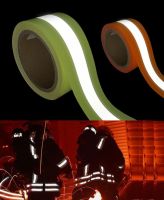 5cm Reflective Flame Retardant Fabric Warning Tape DIY Sewing On Clothing Webbing Material Adhesives  Tape