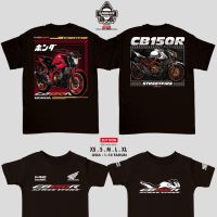 เสื้อยืด ลาย Honda CB150R STREETFIRE Vector สําหรับยานยนต์