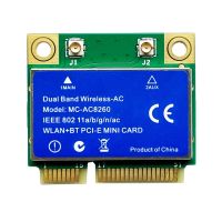 【firm】มินิ PCI E MC8260การ์ดเครือข่ายไร้สาย2.4G/5GHz Dual Band Gigabit Bluetooth 4.2โมดูล Wifi ไร้สายรองรับ802.11Ac