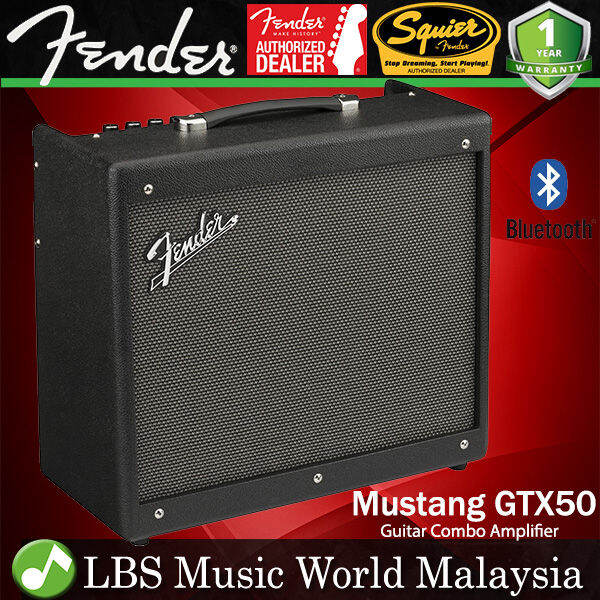 Fender Mustang GTX50 50 Watt Electric Guitar Combo Speaker Amplifier