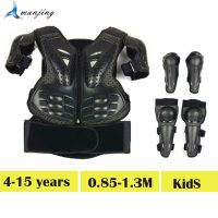 ♤ For 4 13 years Children Kids Full Body Protect Vest Waistcoat Armor Suits Riding Skating Chest Back Spine Elbow Knee armour