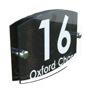 บ้านเลขที่ Modern Perspex เหล็กอลูมิเนียม Perspex อะคริลิค House Number Wall Plaque Sign ป้ายประตู-xnbno5044