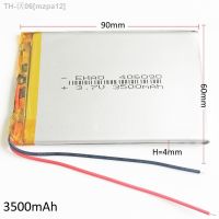 3.7V 3500mAh 406090 Polymer Lithium LiPo Rechargeable Battery For GPS PSP DVD PAD e-book tablet pc Laptop power bank video game [ Hot sell ] mzpa12