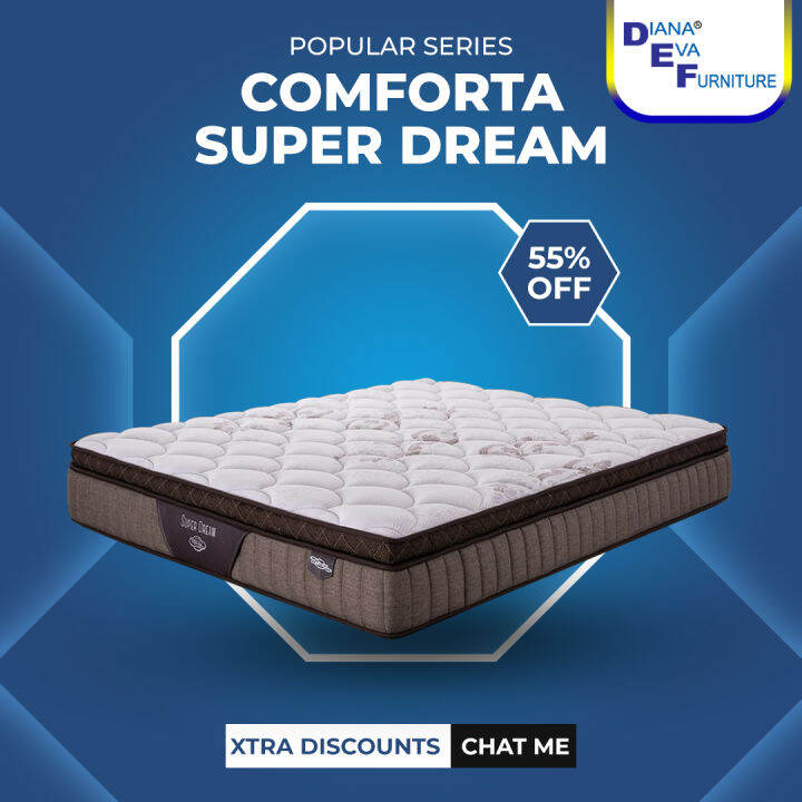 Comforta Super Dream Kasur Springbed | Lazada Indonesia