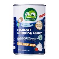 สินค้านำเข้า มีจำกัด (x1 Unit) เนเจอร์ชาม วิปปิ้งครีมมะพร้าว 400 มิลลิลิตร - Plant Based Coconut Whipping Cream 400ml Natures Charm brand