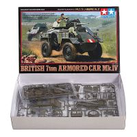 Tamiya 32587ชุดแบบจำลองย่อขนาด1/48 Wii รถหุ้มเกราะ7Ton อังกฤษ Mk.iv