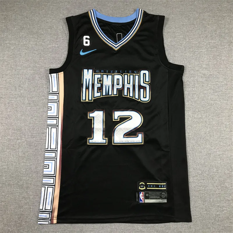 Vancouver Grizzlies Ja Morant #12 Nba Throwback Green White Jersey