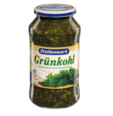 👉HOT Items👉 Stollenwerk Kale green cabbage Gruenkohl 💥660gr