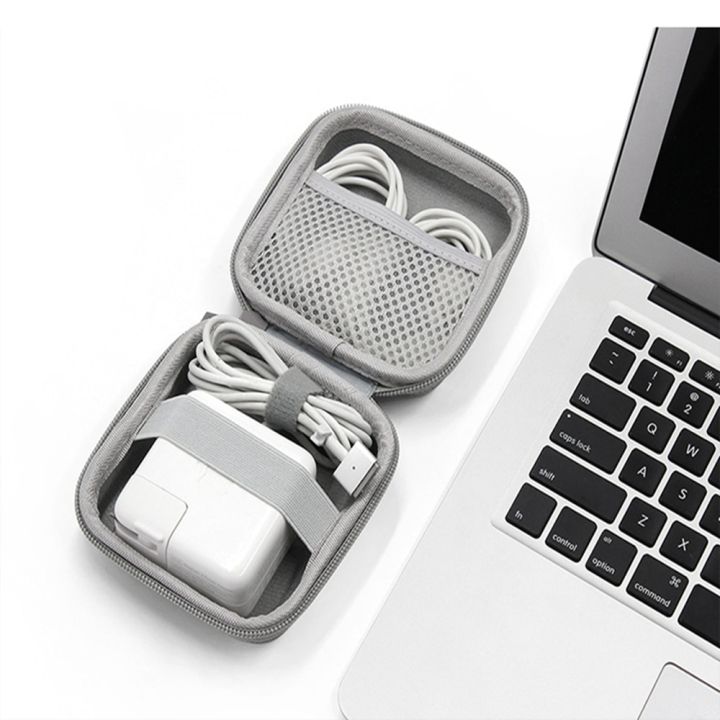 กระเป๋าใส่อุปกรณ์อิเล็กทรอนิกส์สำหรับเดินทางแบบพกพาสำหรับโน้ตบุ๊คแล็ปท็อปกล่องจัดเก็บ-macbook-air-pro-อะแดปเตอร์ชาร์จในรถยนต์ซงเฉิง