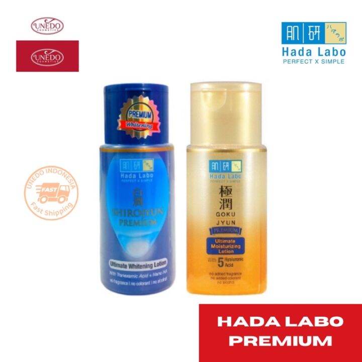 Hada Labo Gokujyun Premium Ultimate Moisturizing Lotion 100ml Toner Hyaluronic Lazada Indonesia