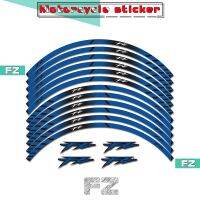 ∈✴ Motorcycle Inner Rim Reflective Protection Stickers Night Safety Reminder Decals 12 Stripes for YAMAHA FZ FZ6 FZ07 FZ09 FZ1 FZ25