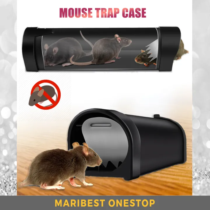 MOUSE TRAP BOX CASE Reusable Automatic Mouse Trap Case Rat Catcher Cage ...