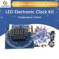 Free Shipping DS1302 Rotating LED Display Alarm Electronic Clock Module DIY KIT LED Temperature Display for arduino
