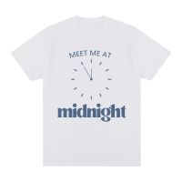 【Hot】 เสื้อยืด 【เสื้อยืดใหม่】ฤดูร้อนแฟชั่น DIY Men TShirt Taylor Midnights อัลบั้มนาฬิกา T เสื้อ Swift Men Hip Hop เสื้อยืดS-5XL hhh