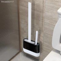 ✘✼✵ Household toilet toilet brush squat toilet disposable bottom bracket wall-mounted silicone one thickened toilet brush