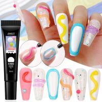 【YP】 8ml 5D Pudding Gel Embossed Sculpture Korean-Style Glue Translucent Painting Accessories Tools BES22