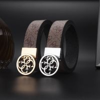 Mens Leather Reversible Belt - Classic &amp; Fashion Designs Two in One Belts With Rotated Buckle Ceinture Belts