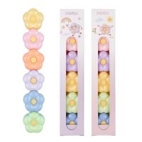 1 Pieces 5 Color Cute Flower Candy Color HighlighterHighlighters  Markers