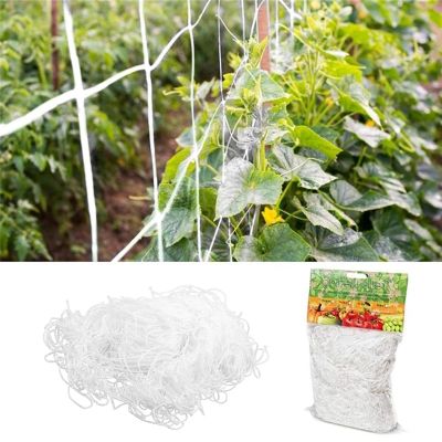 Garden Tomato Plants Support Climbing Net Netting Mesh Plants Morning Glory Flower Vine Support Net Grow Holder Stand Trelli