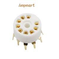 、’】- Ampmart 10Pcs Ceramic Small 9Pin Vacuum  Tube Socket Printed Circuit Board Attach To 6N2 6N3 6N4 6P1 12AX7 12AU7 12AT7  EL84