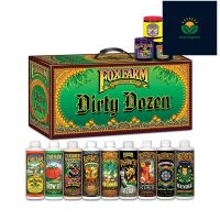 (ส่งฟรี)Fox Farm Dirty Dozen Liquids &amp; Solubles Starter Pack FoxFarm กล่องแท้โรงงาน USA100%