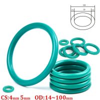 【hot】✟◄  4mm 5mm O RING Fluorine Rubber O-Rings Washer Gasket Fluororubber 14mm-100mm Temperature