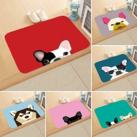 [A Warm] Creative Dog DoormatCute Dogs Welcome Home Anti Slip Door MatDog DecorDoor Mat Floor MatRug