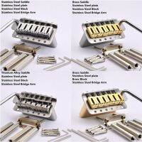 KR-Right and Left Hand 6 Point 510Style Tremolo System Bridge with10.5mm Stainless Steel / Brass/ Titanium Alloy Saddle and Block