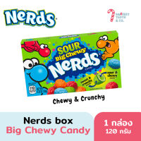 Nerds Big Chewy Candy Box ลูกอมเคี้ยวหนึบ กรอบนอก นุ่มใน ขนมอเมริกา ขนม USA 1 กล่อง 120 กรัม