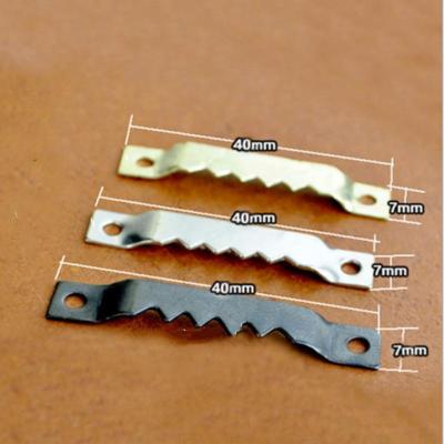 Picture Saw Tooth Hangers Brassed 40mm Sawtooth Canvas Frame Wall Hanging 50Pcs
