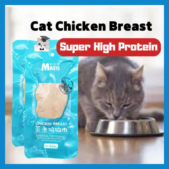 Cat Chicken Breast Cat Chicken Breast 40g Cat Steam Chicken Breast For