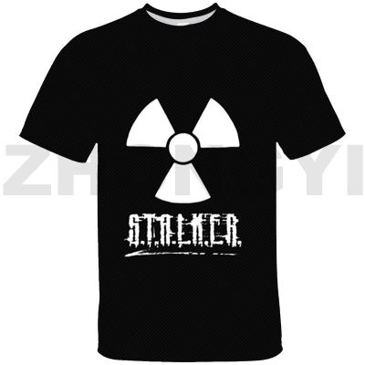ฮิปฮอปอะนิเมะ S.T.A.L.K.E.R. 2 เสื้อยืดเด็กขนาดใหญ่ Streetwear วัยรุ่นเด็ก Stalker 2 Heart of Gun T Shirt 2021