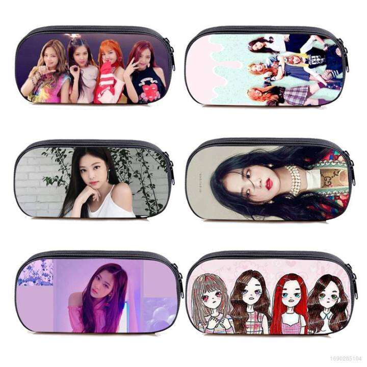 blackpink-jisoo-rose-lisa-jennie-pencil-case-student-stationery-box-female-multi-functional-pen-box-large-capacity