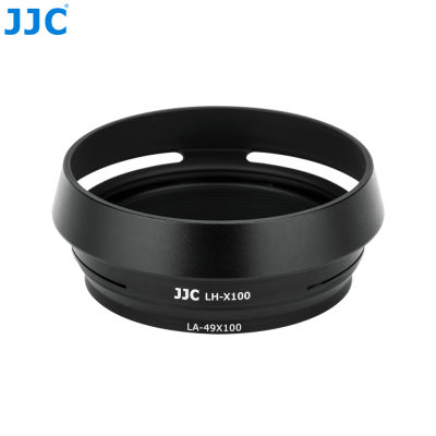 JJC LH-X100 AR-X100 โลหะเลนส์Sun Shade 49 มม.กรองอะแดปเตอร์แหวนสำหรับFuji Fujifilm X100V X100F x100T X100S X100 X70-Yrrey