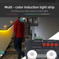 LED Motion Sensor Light DIY Addressable Strip Stair Dimming Light Wireless Indoor Motion Night light light Strip for the stair