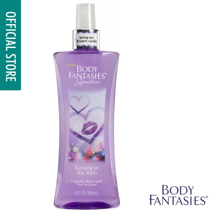 Kissing In The Rain by Body Fantasies, 3 Pack 8oz Fragrance Body Spray women