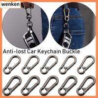 WENKEN 1/2/5pcs 52.3 ซม. ตะขอโลหะผสมสังกะสี ประตูชุบ Spring Buckles คลิปหนีบสแน็ป Carabiner Purses Handbags หัวเข็มขัดกระเป๋า