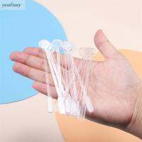 YEUFUNY Disposable Transparent Plastic Milk Tea Jewelry Making Epoxy Resin Tools Glue Dropping spoon Stirring Rod Powder Scoop Color Mixing Spoons