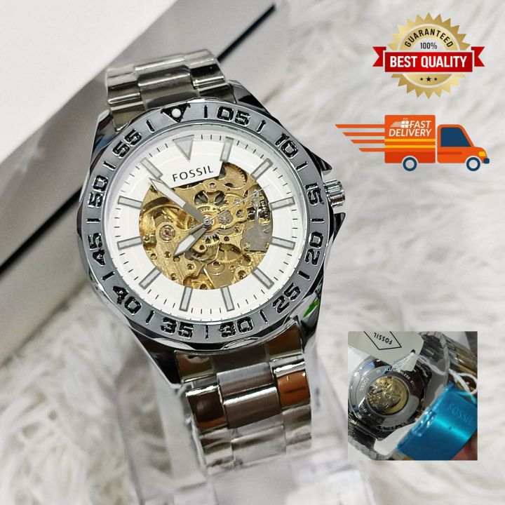 LazSale! Fully Automatic Fossil Men Watch Casual Non-Tarnish Japan ...