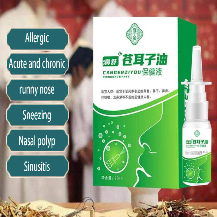 20ml Herbal Rhinitis Spray Nasal Nose Care Chronic Rhinitis Treatment