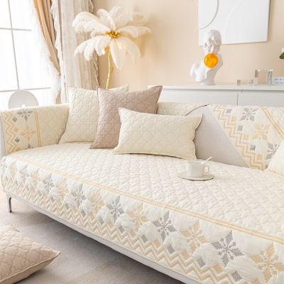 ◆﹍ Bohemia Sofa Cover for Living Room Universal Non-Slip Cotton Sofa Cushion Towel Non-Slip Sofa Cover Mat Home Decor Slipcovers