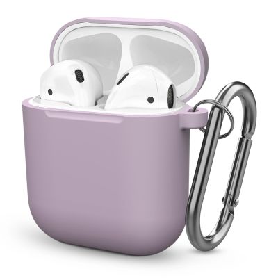 สำหรับ AirPods Apple รุ่น1/2ที่ครอบคลุมเคสใส่หูฟังบลูทูธไร้สายสำหรับ AirPods 2 1 Slilcone Cover Accessories With Keyring Earpads