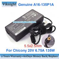 เครื่องชาร์จอะแดปเตอร์ AC A135A006L A16-135P1A แท้20V 6.75A 135W สำหรับ Chicony สำหรับ MSII APACHE GE62 7RD-471CA แหล่งจ่ายไฟแล็ปท็อปรับประกันสองปี