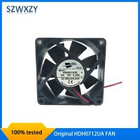 Original For HDH0712UA DC12V 0.35A 2 Rows Square Cooling Fan Fast Shipping